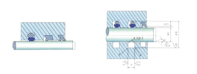 轴用组合密封(斯特封)